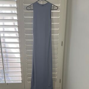 SHEIN Light Blue Sleeveless Maxi Dress